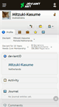 Mobile Screenshot of mitzuki-kasume.deviantart.com