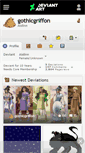 Mobile Screenshot of gothicgriffon.deviantart.com