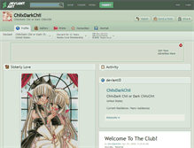 Tablet Screenshot of chiixdarkchii.deviantart.com