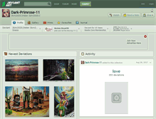 Tablet Screenshot of dark-primrose-11.deviantart.com