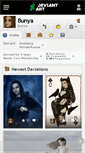 Mobile Screenshot of bunya.deviantart.com