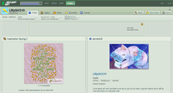 Desktop Screenshot of lillygirl310.deviantart.com