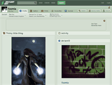 Tablet Screenshot of foomia.deviantart.com