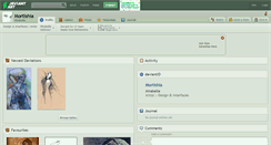 Desktop Screenshot of mortishia.deviantart.com