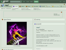 Tablet Screenshot of nego7.deviantart.com