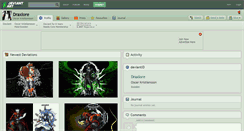 Desktop Screenshot of draxlore.deviantart.com
