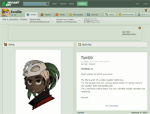 Tablet Screenshot of kwallie.deviantart.com