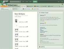 Tablet Screenshot of kiribancraze.deviantart.com