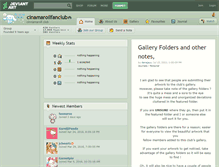 Tablet Screenshot of cinamarollfanclub.deviantart.com