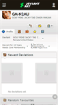 Mobile Screenshot of gm-n2mu.deviantart.com