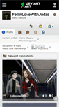 Mobile Screenshot of fellinlovewithjudas.deviantart.com