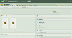 Desktop Screenshot of danaughty1.deviantart.com