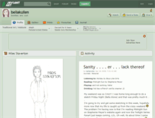 Tablet Screenshot of bellakullen.deviantart.com