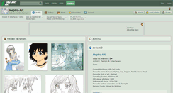 Desktop Screenshot of mepiro-art.deviantart.com