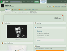 Tablet Screenshot of doctor-a.deviantart.com
