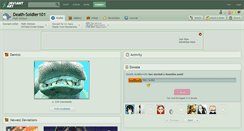 Desktop Screenshot of death-soldier101.deviantart.com