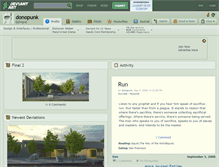 Tablet Screenshot of donopunk.deviantart.com