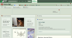 Desktop Screenshot of morica-night.deviantart.com