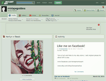 Tablet Screenshot of mixtapegoddess.deviantart.com