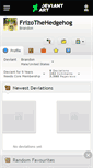 Mobile Screenshot of frizothehedgehog.deviantart.com