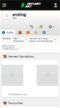 Mobile Screenshot of ansblog.deviantart.com