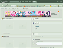 Tablet Screenshot of ansblog.deviantart.com