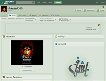 Tablet Screenshot of nfdesign1360.deviantart.com