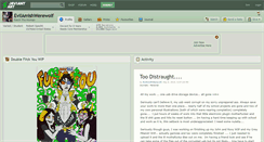 Desktop Screenshot of evilamishwerewolf.deviantart.com