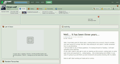 Desktop Screenshot of chron-wolf.deviantart.com