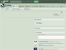 Tablet Screenshot of ex-aliqua.deviantart.com