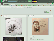 Tablet Screenshot of lolowacx.deviantart.com