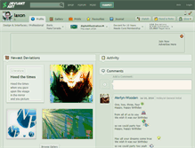 Tablet Screenshot of laxon.deviantart.com