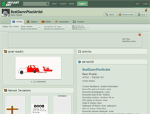 Tablet Screenshot of bestdamnpixelartist.deviantart.com