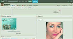 Desktop Screenshot of annaluazul.deviantart.com