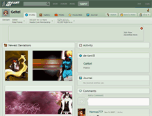 Tablet Screenshot of geitei.deviantart.com