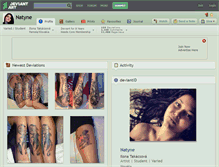 Tablet Screenshot of natyne.deviantart.com