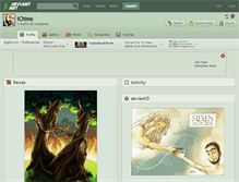 Tablet Screenshot of ichino.deviantart.com