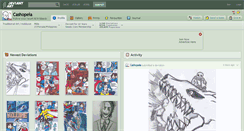 Desktop Screenshot of cashopeia.deviantart.com