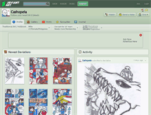 Tablet Screenshot of cashopeia.deviantart.com