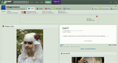 Desktop Screenshot of missgnomeluvr.deviantart.com
