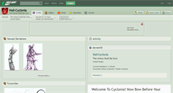 Desktop Screenshot of hail-cyclonia.deviantart.com