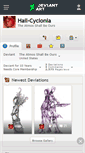Mobile Screenshot of hail-cyclonia.deviantart.com