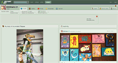 Desktop Screenshot of kimimaro-21.deviantart.com