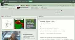 Desktop Screenshot of isloden.deviantart.com