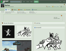 Tablet Screenshot of itachou.deviantart.com