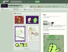 Tablet Screenshot of fredfredburger-fc.deviantart.com