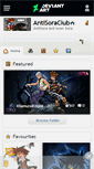 Mobile Screenshot of antisoraclub.deviantart.com