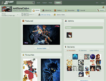 Tablet Screenshot of antisoraclub.deviantart.com