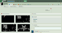 Desktop Screenshot of delandos.deviantart.com