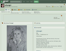 Tablet Screenshot of inflexigirl.deviantart.com